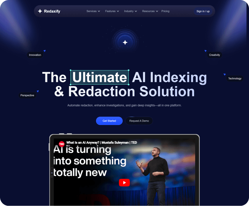 Redaxify dashboard preview